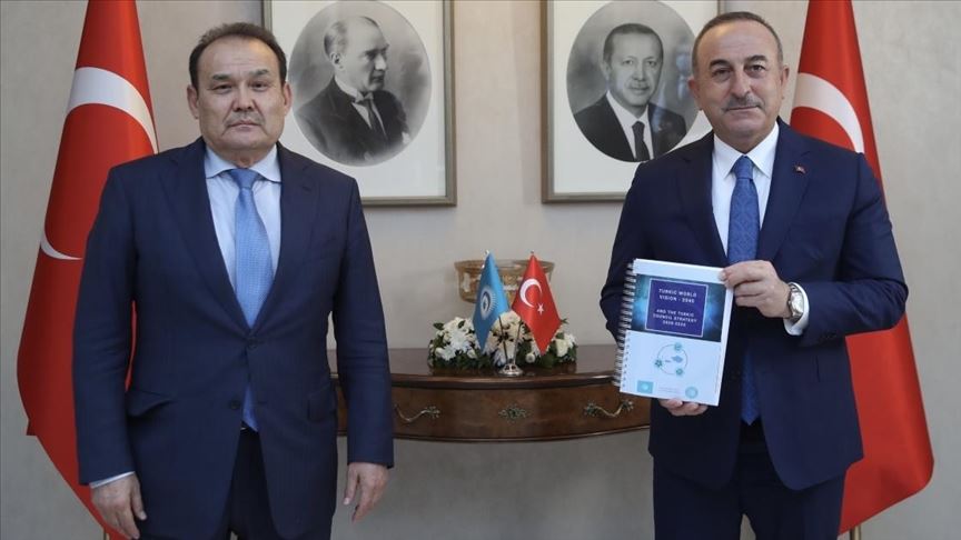 Dışişleri Bakanı Çavuşoğlu, Türk Konseyi Genel Sekreteri Amreyev ile görüştü