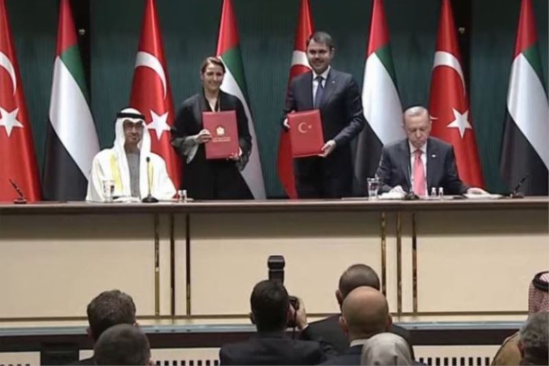 Türkiye ve Birleşik Arap Emirlikleri ile imzalar atıldı