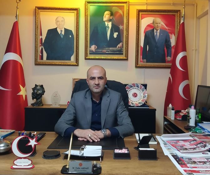 MHP İlçe Başkanı Akdağ’ın Miraç Kandili mesajı