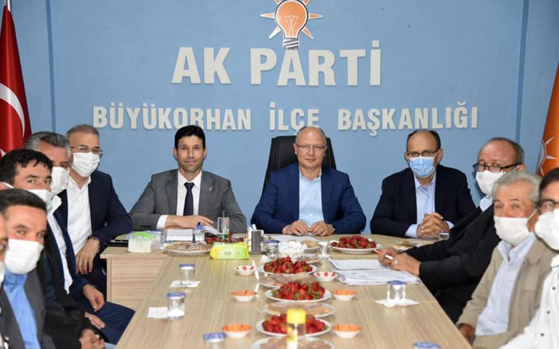 Bursa AK Parti’den Büyükorhan’a tespit ziyareti
