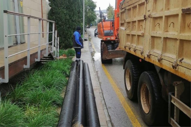 Muğla Büyükşehir Bodrum’da 6 bin metrelik içme suyu çalışması başlattı