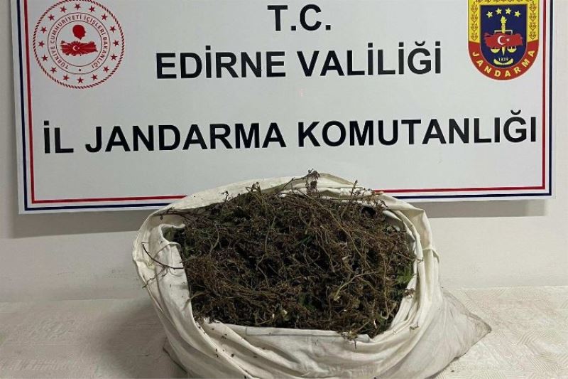 Edirne’de 4,5 kilogram uyuşturucu madde ele geçirildi