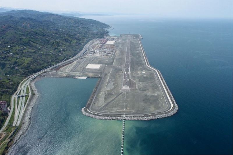 Denizüssü hava limanı açılışa hazır... Rize-Artvin Havalimanı 14 Mayıs