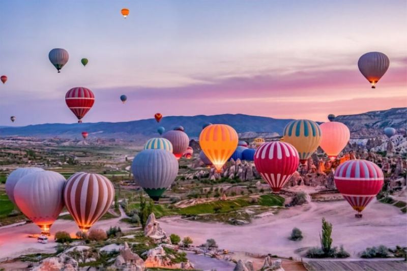 12 ülkenin balonları Kapadokya