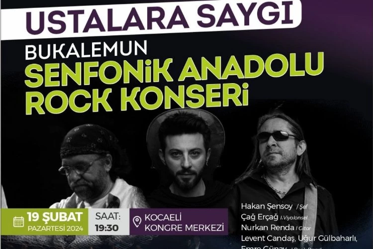 Anadolu Rock’un ustalarına 