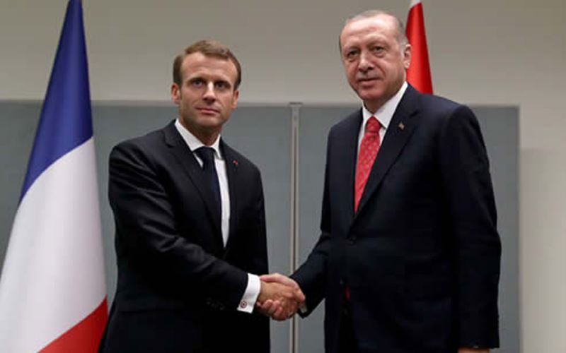 Erdoğan-Macron görüşmesi başladı