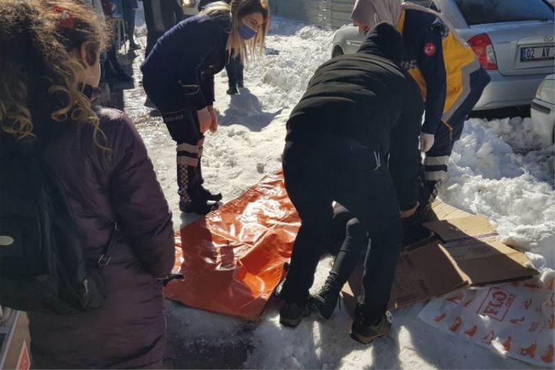 Yoğun buzlanma hastanelik etti