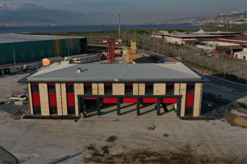 Kocaeli İtfaiye’nin yeni binasında sona yaklaşıldı