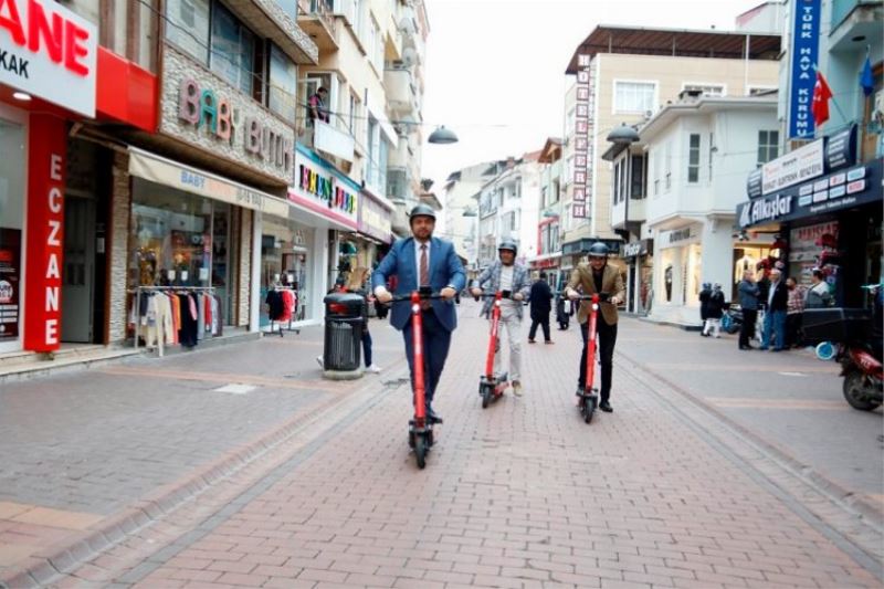 Bursa İnegöl’de E-Scooter uygulaması başladı