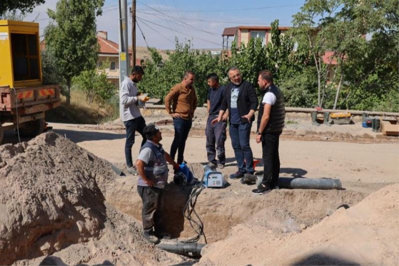 Nevşehir alt yapı çalışmalarına yoğunlaştı