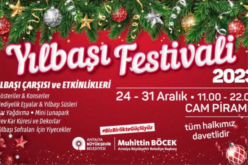 Antalya Büyükşehir’den yılbaşı festivali