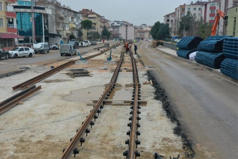 Kuruçeşme Tramvay Hattında hummalı çalışma