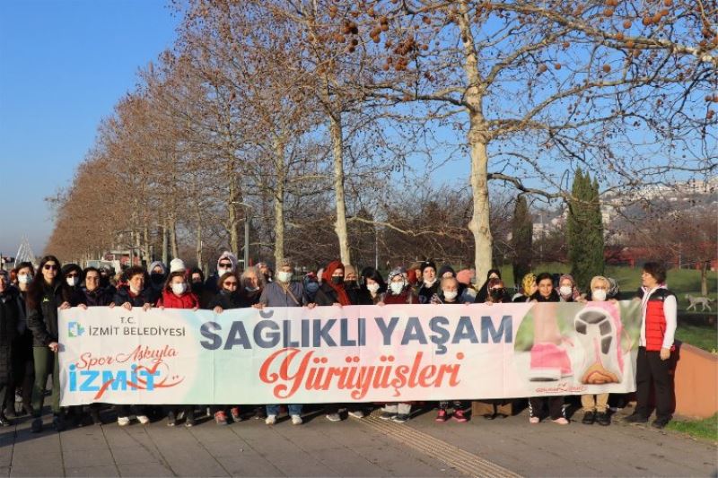 Kocaeli İzmit Belediyesi Sağlıklı Yaşam Yürüyüşleri devam ediyor