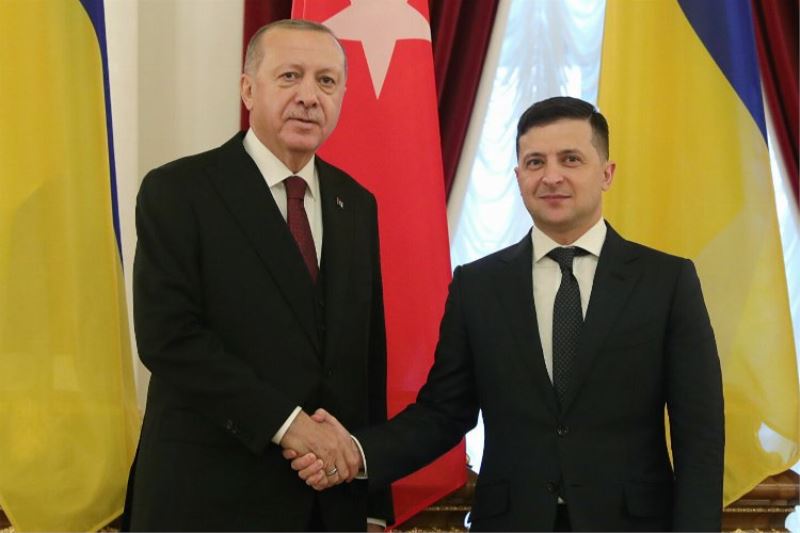 Cumhurbaşkanı Erdoğan Zelenskiy ile telefonda görüştü