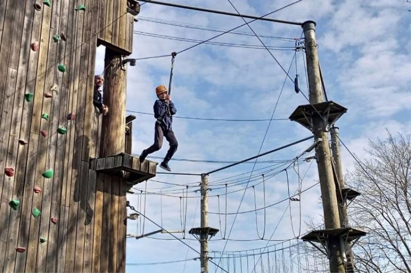 Sakarya Macera Parkına 450 öğrenci misafir oldu