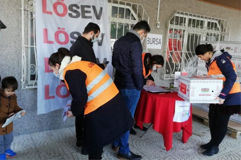 LÖSEV et desteğine Bursa ile devam ediyor