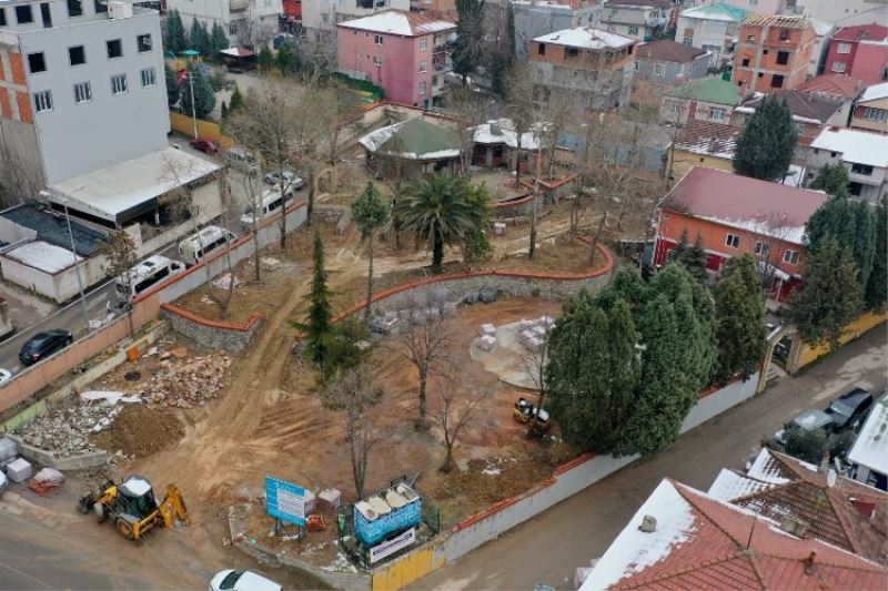 Kocaeli Dilovası Adnan Kahveci Parkı yenileniyor 