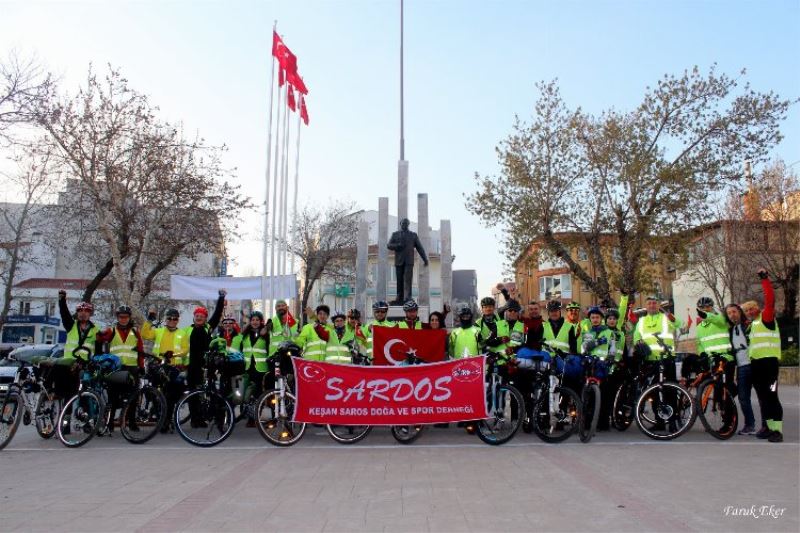 SARDOS Şehitlere saygı için yola çıkıyor 