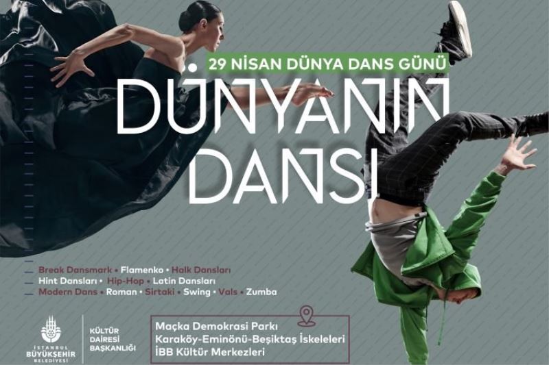 Dünyanın dansı İstanbul Meydanlarında 