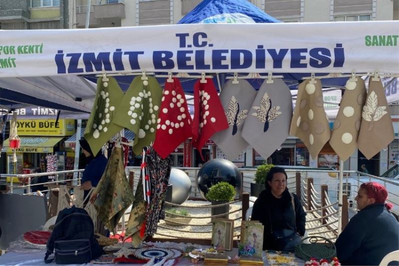 Kocaeli İzmit Belediyesi, el emeği satış stantları sezonunu açtı
