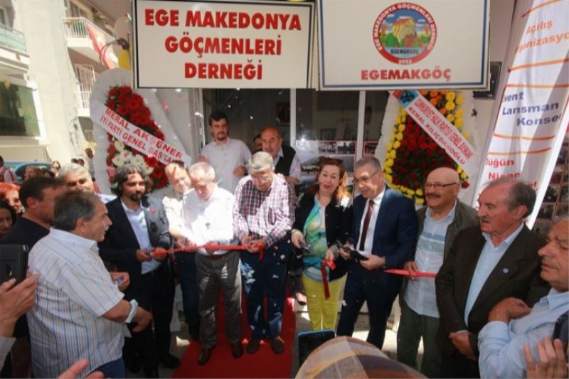 Ege Makedonya Göçmenleri Derneği  yeniden açıldı 