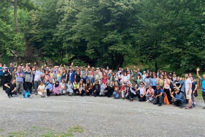 Sakaryalı doğaseverler Yanık Vadisi’nde buluştu