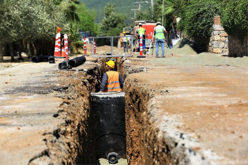 Fethiye’nin kanalizasyon hatları tamam