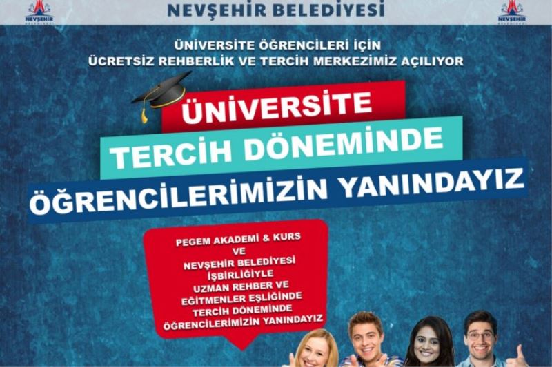 Üniversite adayına Nevşehir Belediyesi