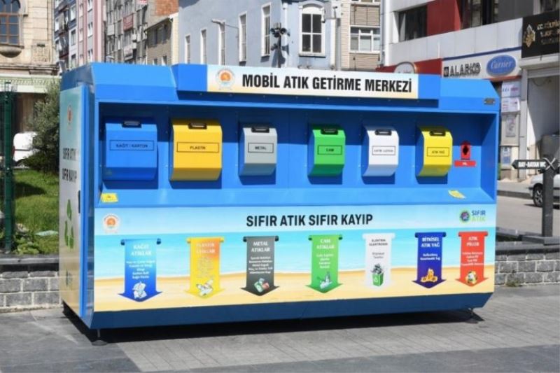 Samsun’a mobil atık getirme merkezi