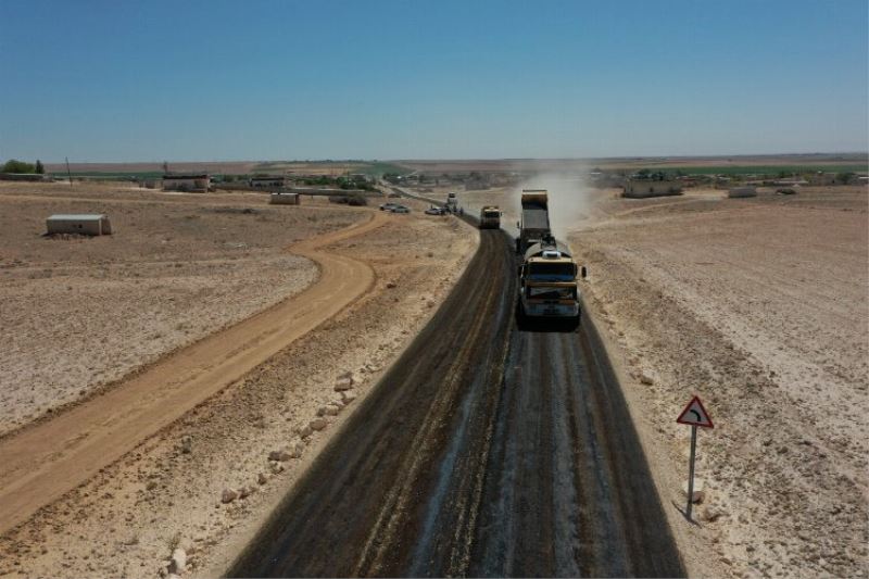 Harran Kırsalı sathi asfalta kavuştu