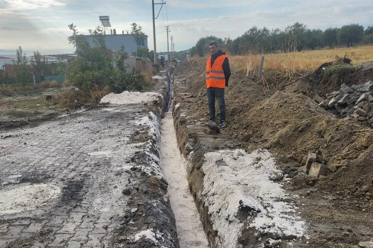 Manisa Zeytinliova’da altyapı çalışmaları sürüyor