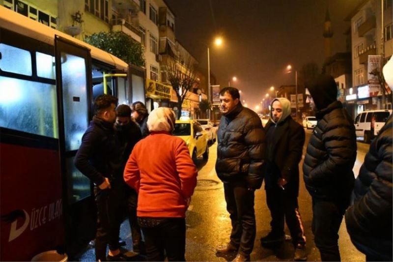 Deprem bölgesinden ikinci kafile Düzce