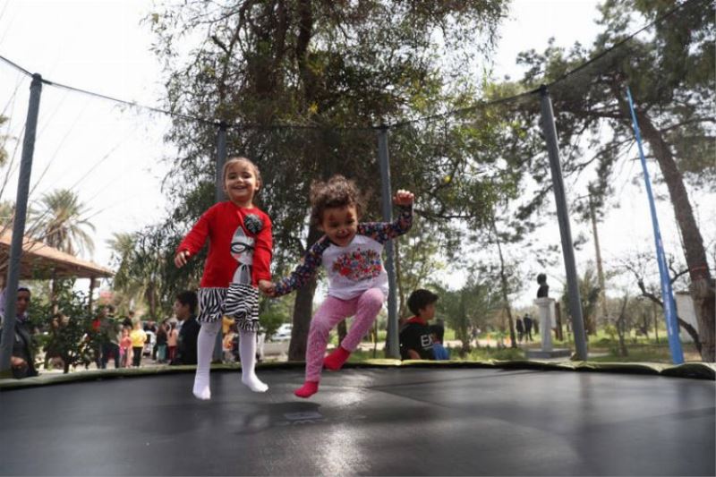 Zeytinpark çocuk sesleriyle renklendi