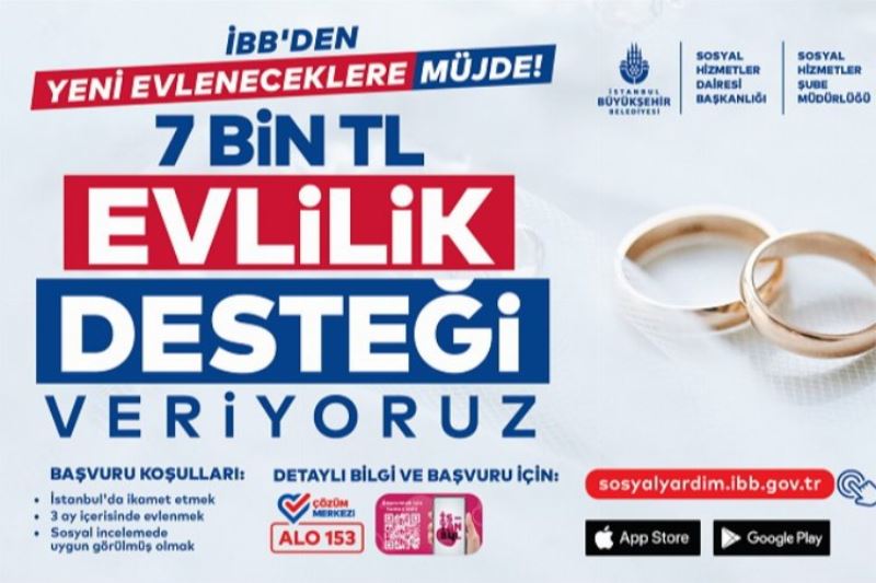 İhtiyaç sahibi çiftlere evlilik desteği