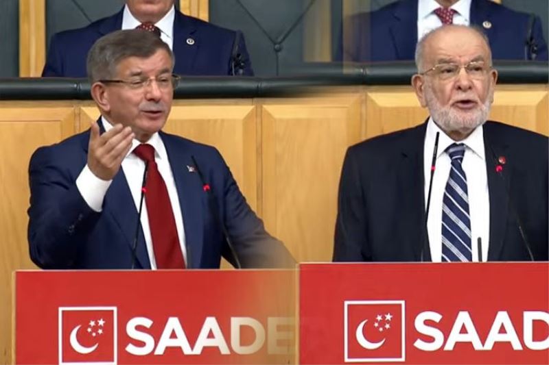 Bir grup iki genel başkan! Saadet Partisi TBMM