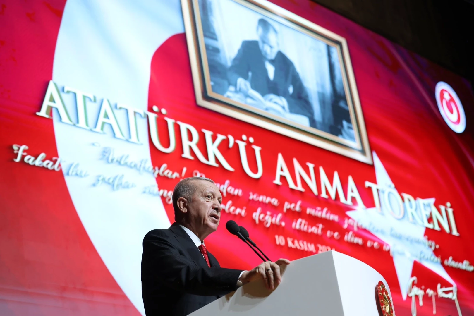 Cumhurbaşkanı Erdoğan: Beraberliği bozacak her söz ve eylem Mustafa Kemal