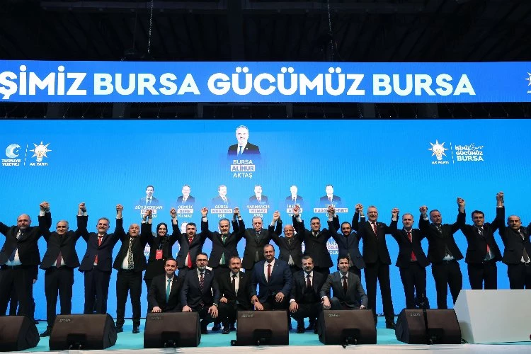 Cumhurbaşkanı Erdoğan, AK Parti Bursa belediye başkan adaylarını açıkladı