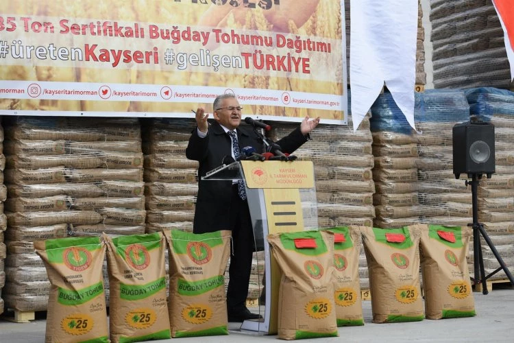 Kayseri tarımda Başkan Büyükkılıç