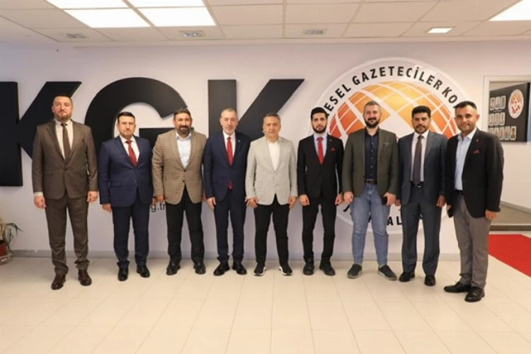 Türkmen Bakan Maruf ve heyetinden KGK ziyareti