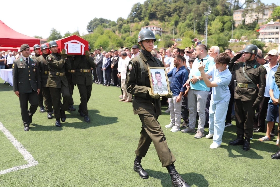 Şehit Er  Ahmet Saygın yapılan törenle Yığılca