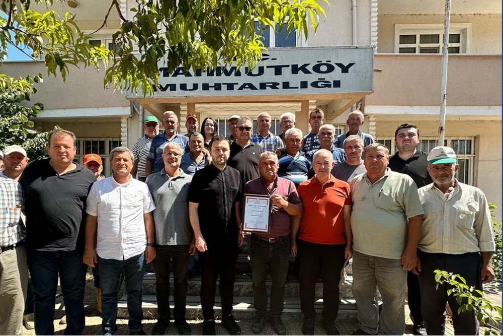 Mahmutköy kuru fasulyesi’nin coğrafi işaret tescil belgesi teslim edildi