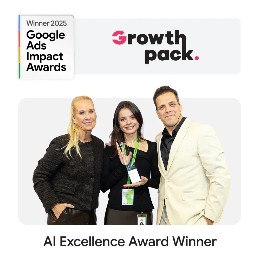 GrowthPack, Google Ads Impact Awards 2025’te “AI Excellence Award” Kazandı