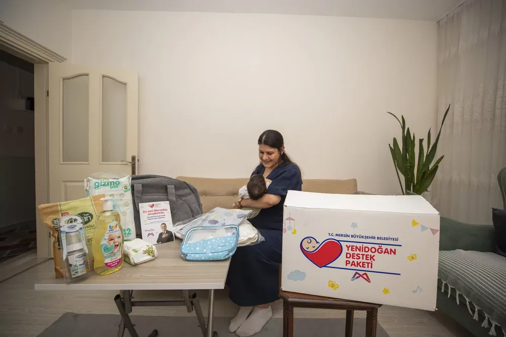 Mersin’de Hoş Geldin Bebek projesiyle ailelere destek