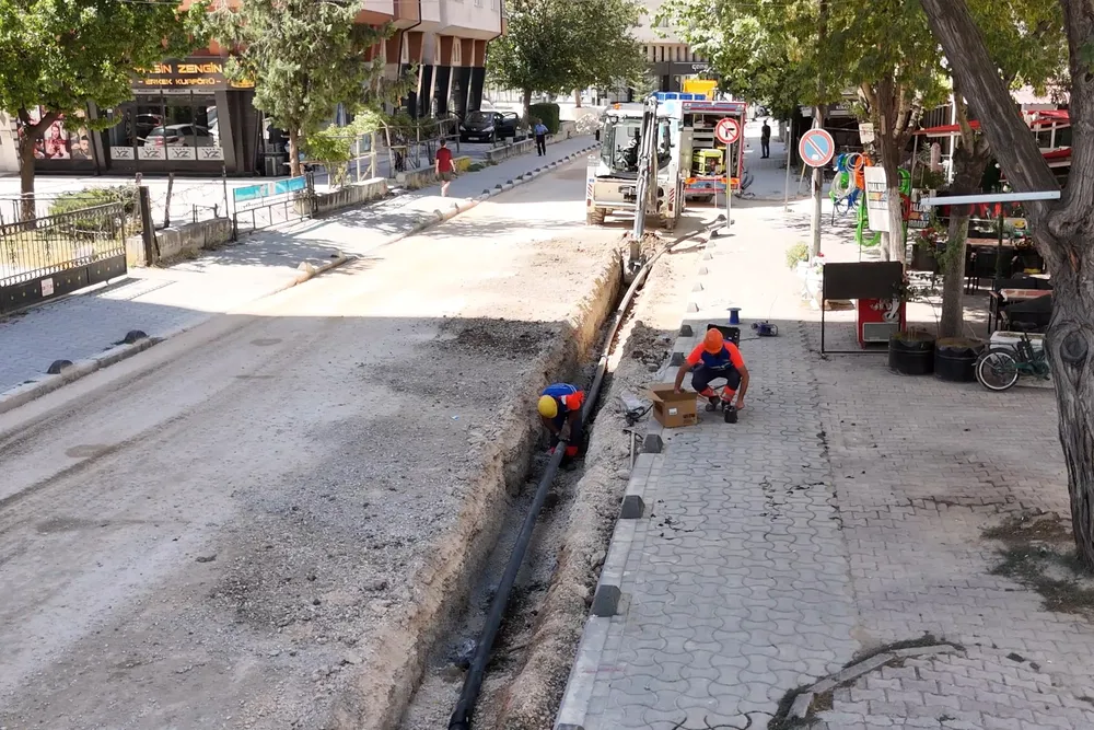 Konya'nın iki mahallesinde KOSKİ'den altyapı yenilemesi