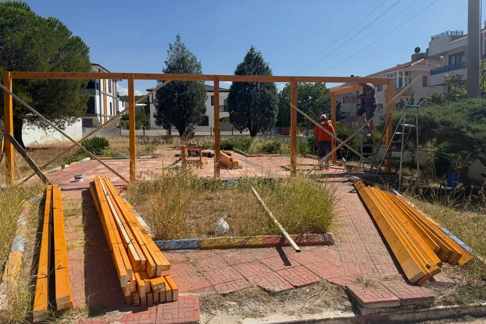 Keşan'da merhum Vahit Ersöz’ün anısına açık hava anasınıfı projesi