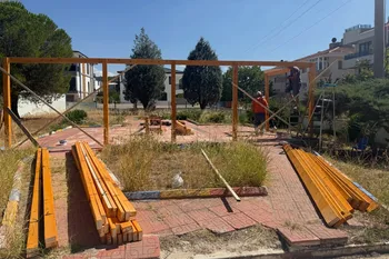 Keşan'da merhum Vahit Ersöz’ün anısına açık hava anasınıfı projesi